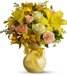  Sunny Smiles Premier Flowers from Cottage Florist, Lakeland Fl 33813